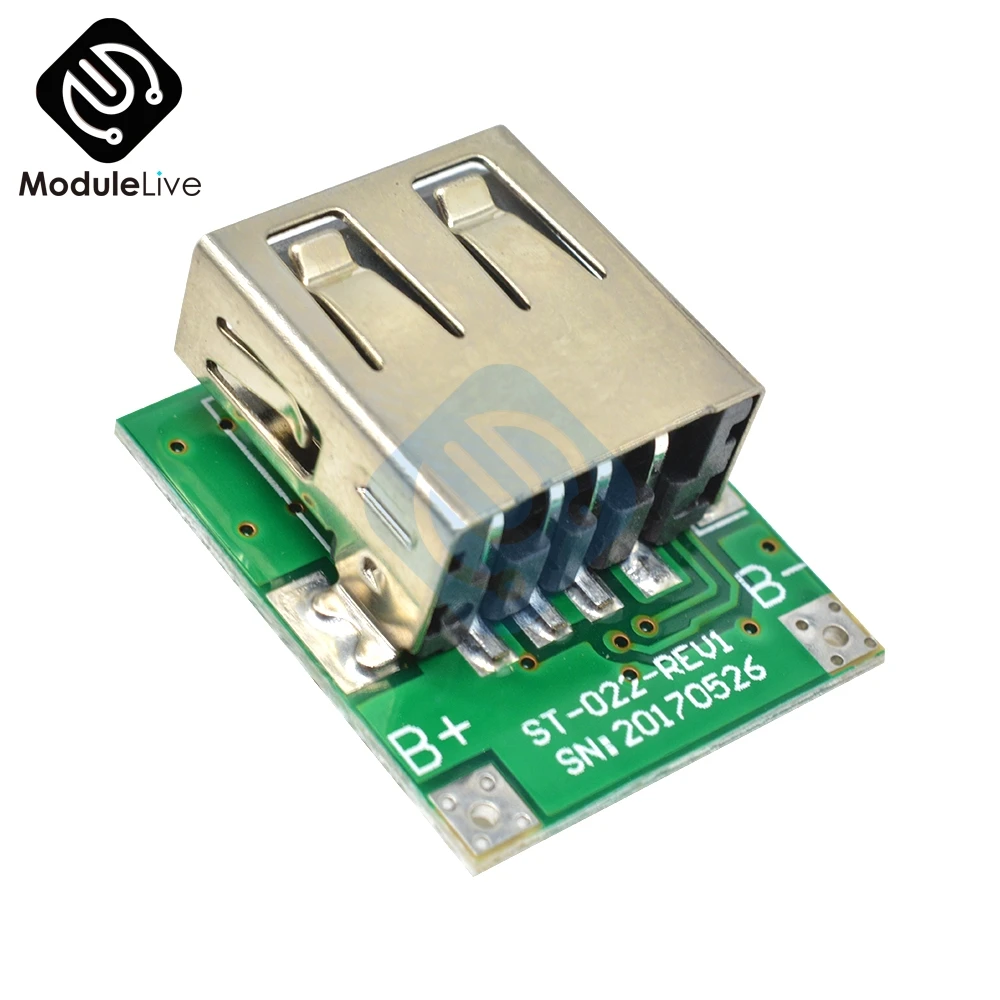 Повышающий Модуль питания постоянного тока 5 В защитная плата для зарядки