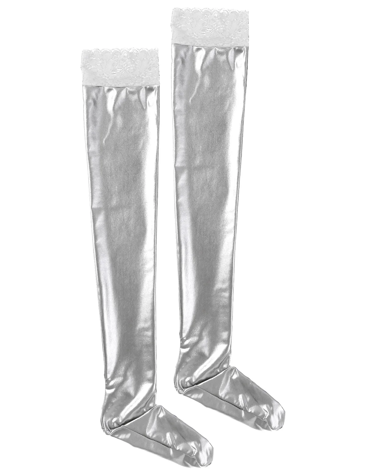 Женские пикантные противоскользящие мягкие эластичные лакированные кожаные