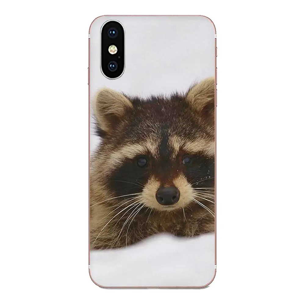 ТПУ чехол для сотового телефона животное енот арт Coque для Xiaomi Red mi 4 7A 9T K20 CC9 CC9e Note 7 9 Y3 SE Pro Prime Go Play