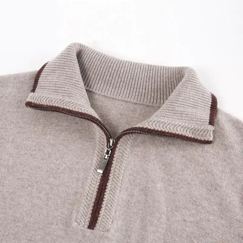 Новый высококачественный осенне-зимний утолщенный кашемировый свитер большой