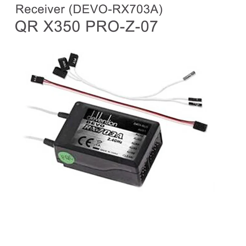 1 комплект приемник (DEVO RX703A) Воздушная модель аксессуары для Walkera QR X350 PRO Z 07 FPV