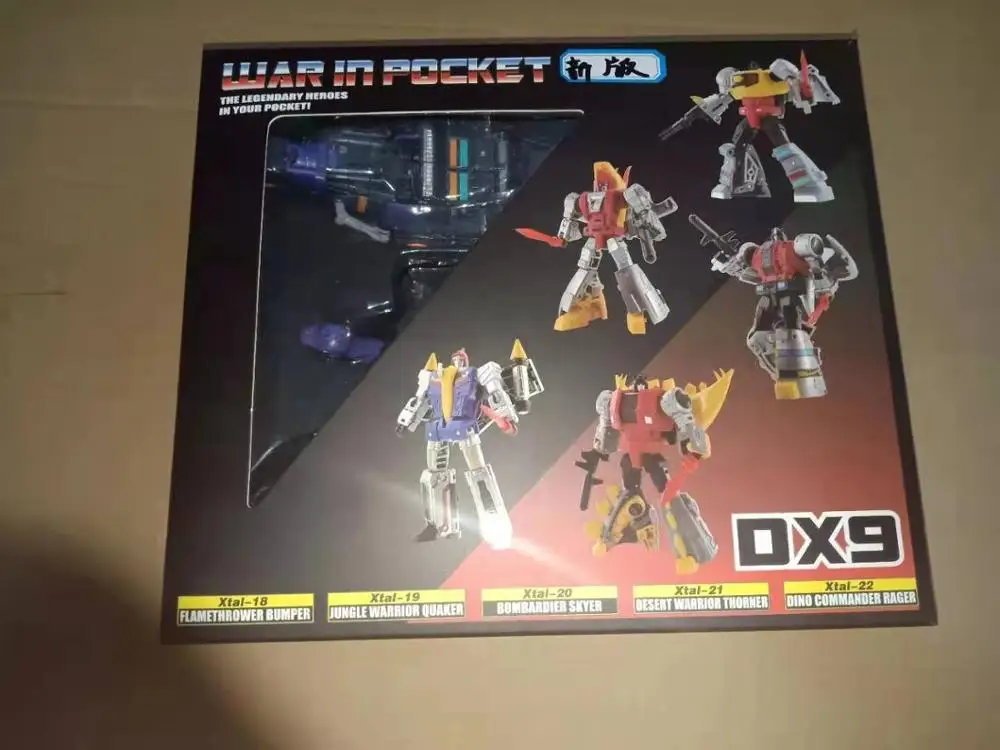 Игрушки-трансформеры DX9 тьма Пять драконов Galvatron модель в наличии Новинка |