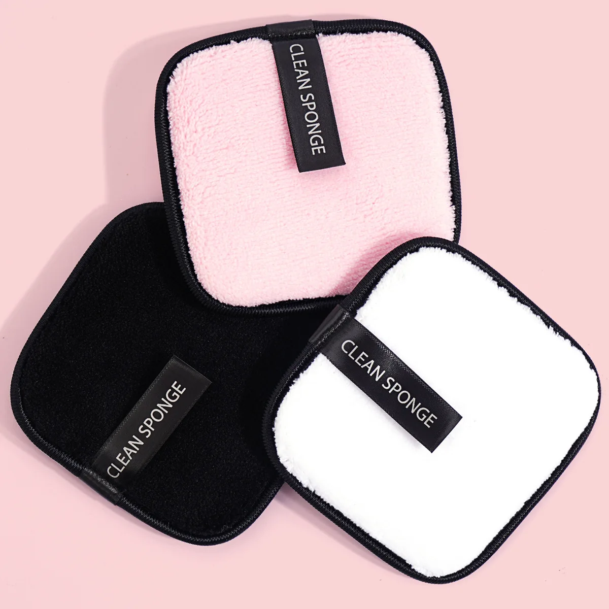 

3 Pieces New Soft Reusable Makeup Puffs Facial Sponges Makeup Removal Cleansing Puffs for Foundation for Facial Cleansing