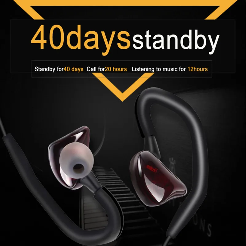 V283 Hifi Bluetooth наушники с защитой от пота беспроводные Спортивная гарнитура