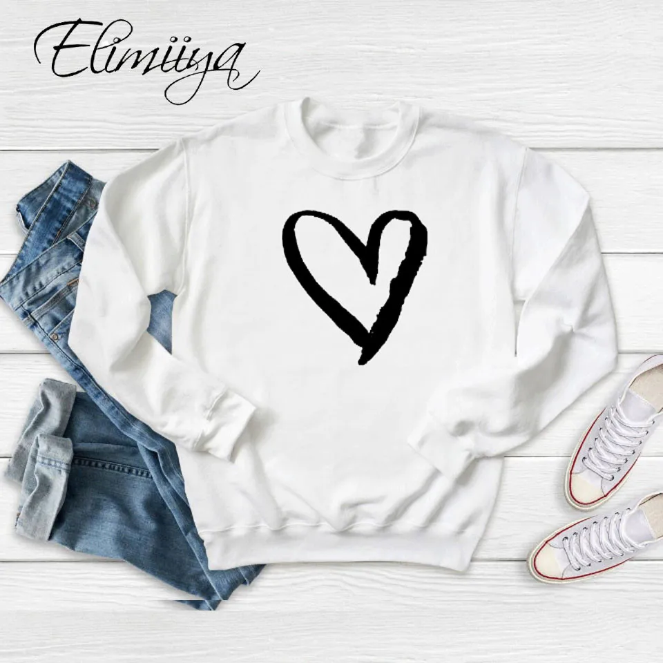 

Женский хлопковый свитер с длинными рукавами и круглым вырезом eliiiya, Свободный пуловер большого размера плюс