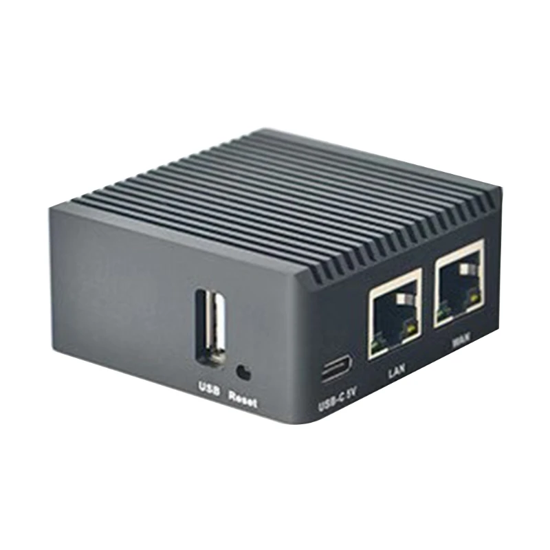 

NanoPi R2S Mini Router RK3328 Metal Shell Radiator Case Dual Gigabit Ethernet Ports 1GB Large Memory OpenWrt/LEDE
