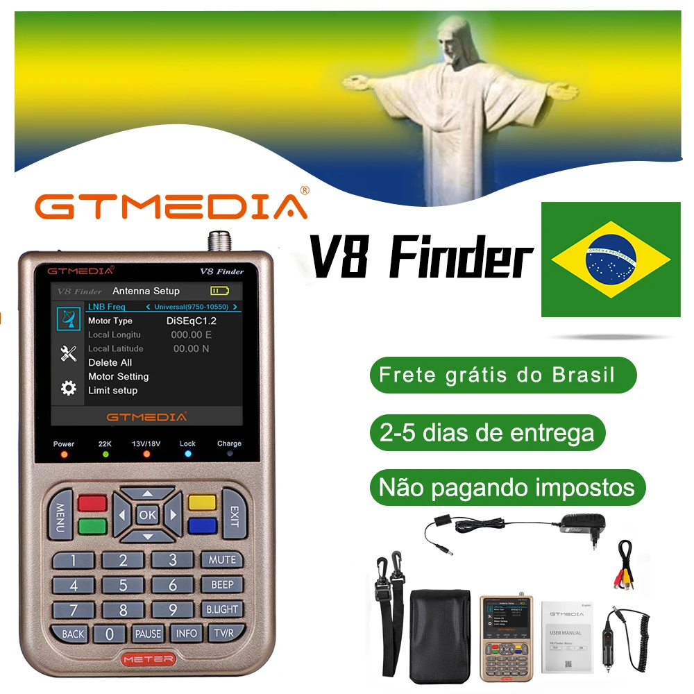 Цифровой спутниковый искатель GT MEDIA /Freesat V8 высокой четкости Satfinder 1080P |