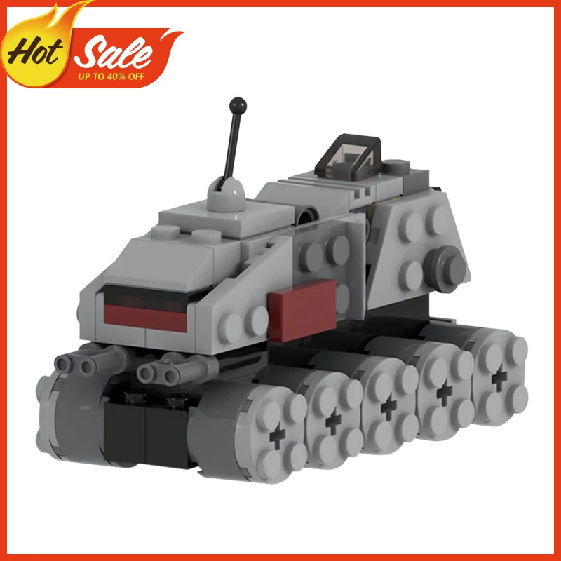 

MOC Military Technical Movie Accurated-Clone Turbo Tank Microfighter Space Series Wars Building Blocks Bricks Toys For Kids