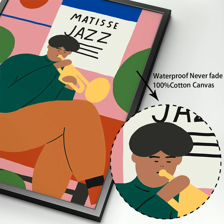 Абстрактная фигура Matisse настенная живопись на холсте скандинавский Холст Плакаты и принты винтажные настенные картины для декора гостиной
