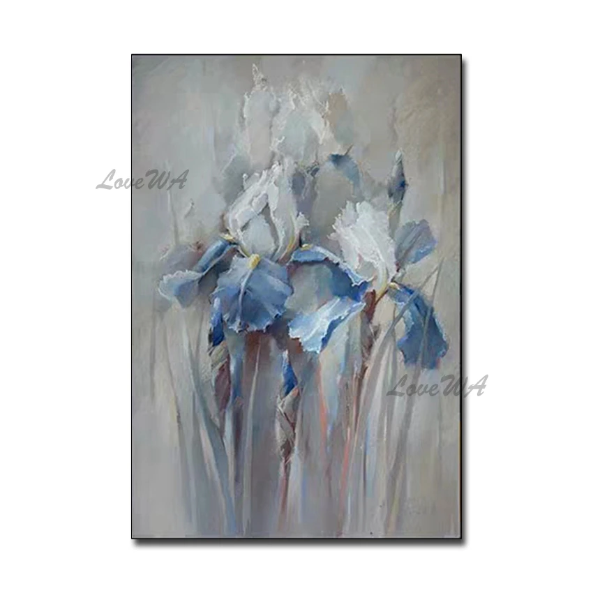 Красивые картины цветов искусство картина маслом ручной работы абстрактная