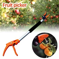 0 6 2m extra long telescopic pruning fruit picker hold bypass pruner max cutting 12 inch tree cutter garden tools fruit catcher