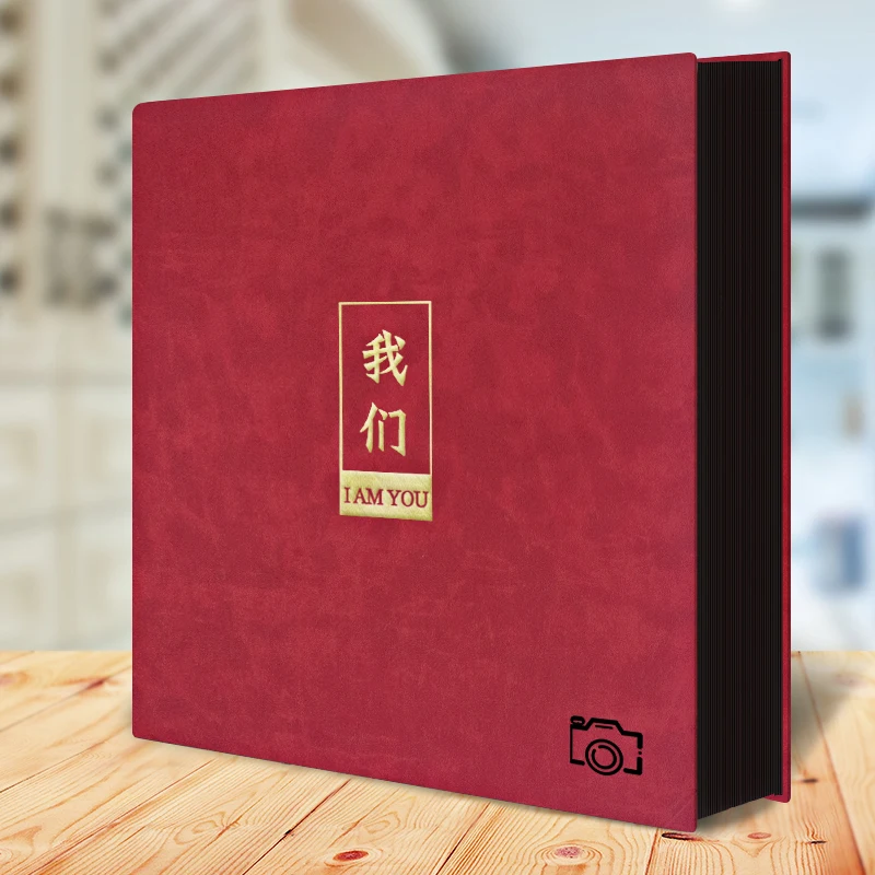 barato Livro De Sucata álbum De Fotos Diy Bebê Grande Capacidade Exibir Páginas álbum De Fotos Família Amor Porta Fotos Suprimentos De Armazenamento Di50xc