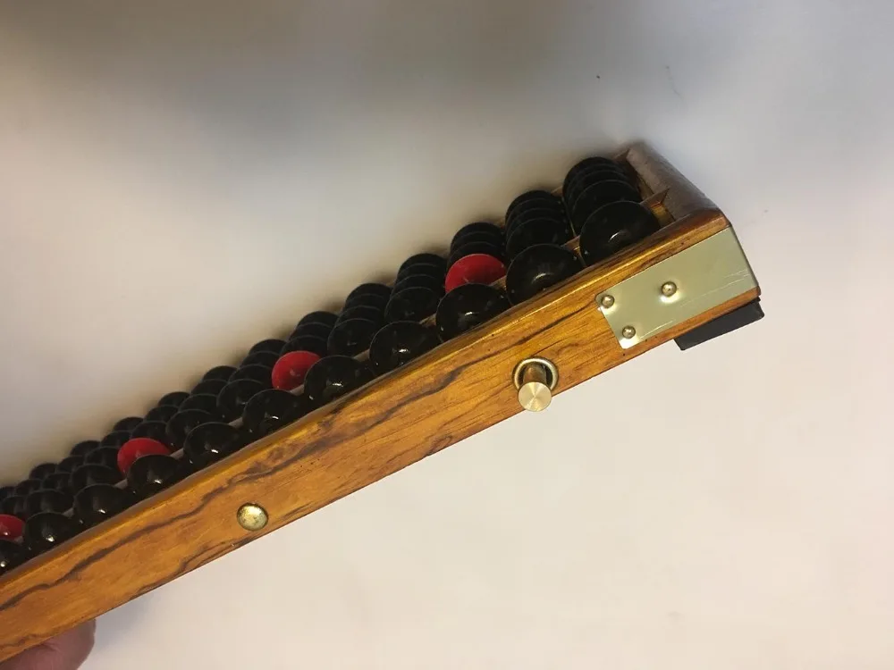 17 колонки деревянные счеты профессиональный китайский соробан инструмент в