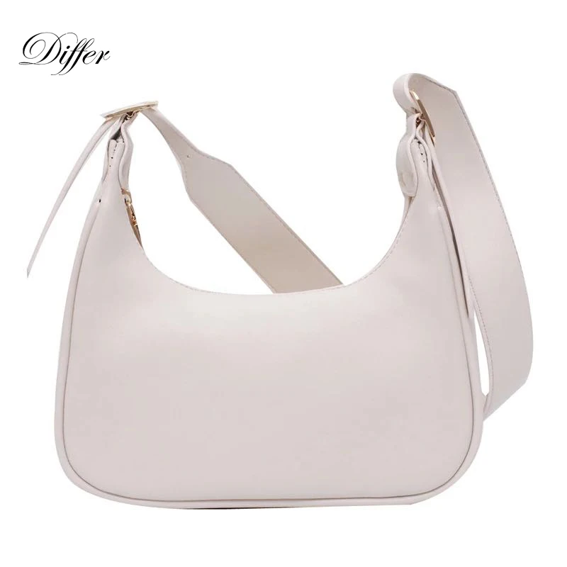 

New Vintage Soft PU Leather Shoulder Messenger Bag Big Capacity Hobo Lady Crossbpdy Bag Luxury Designer Purse Solid Color Retro