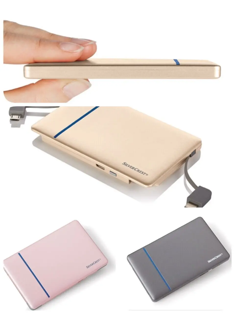 

Silvercrest Power Bank,3000mAh Battery.Mini Size,3 Colour Available!!!!