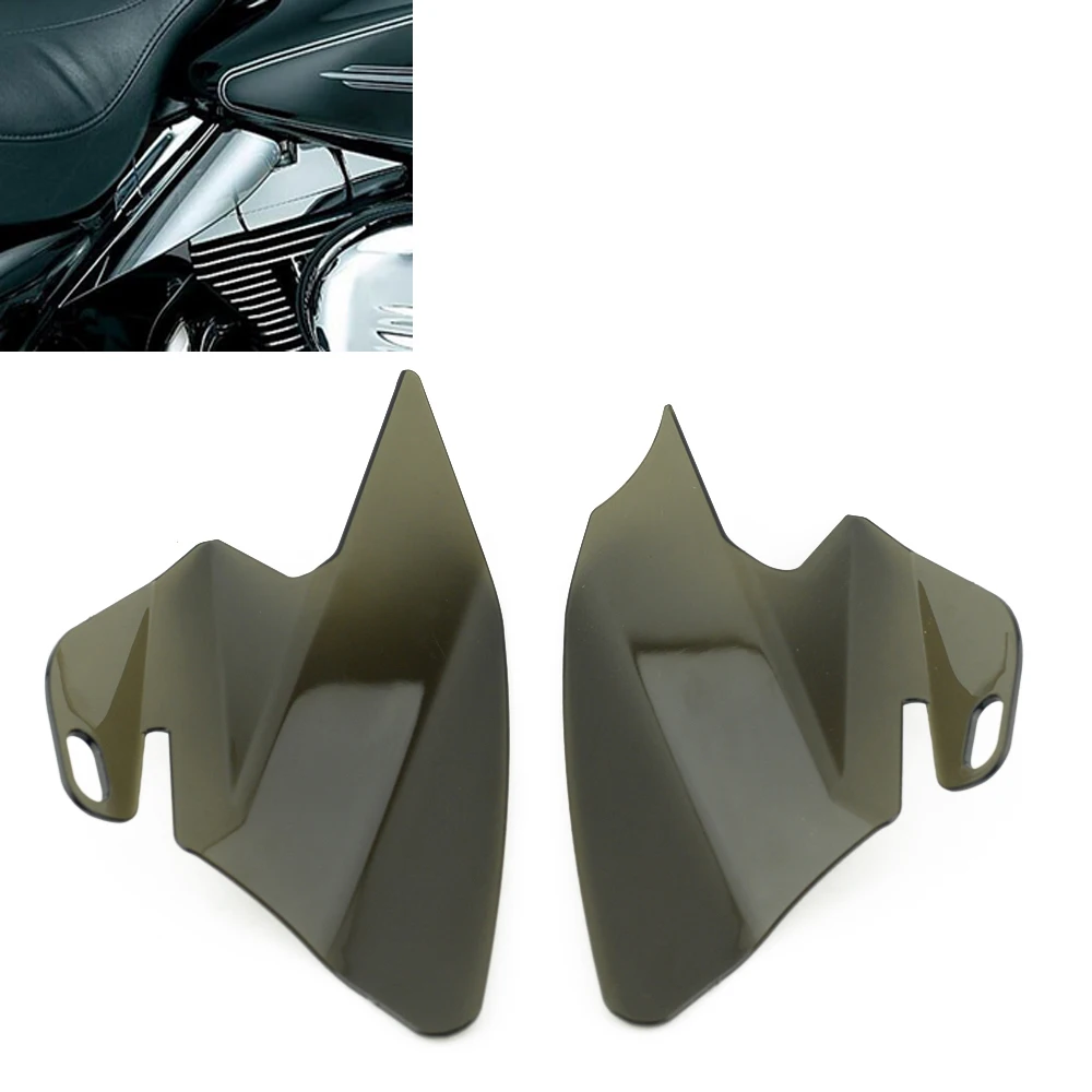 Дым ABS седло двигателя Щит теплоотражатели для Harley Touring Electra Street Road Glides Kings FLHR FLTR FLHT