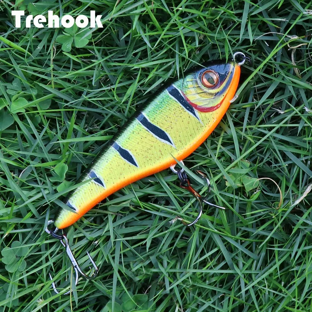 TREHOOK 21 г 9 см Jerkbait погремушка Vib рыболовная Тонущая приманка воблеры Щука