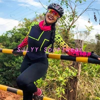 autumn long sleeve female cycling monkey coverall jumpsuit triathlon clothing bicycle jersey bike riding mtb sportwear skinsuit