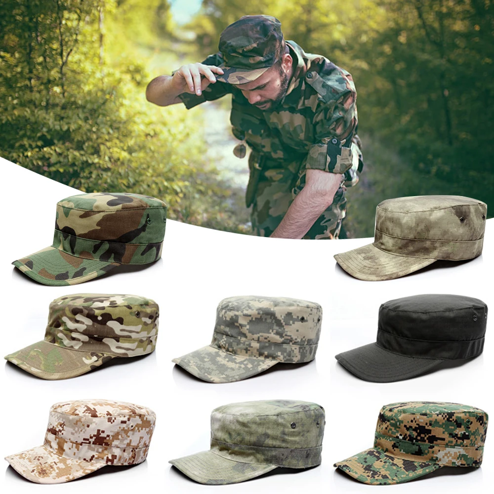 Мужская камуфляжная кепка в стиле милитари для активного отдыха походов охоты