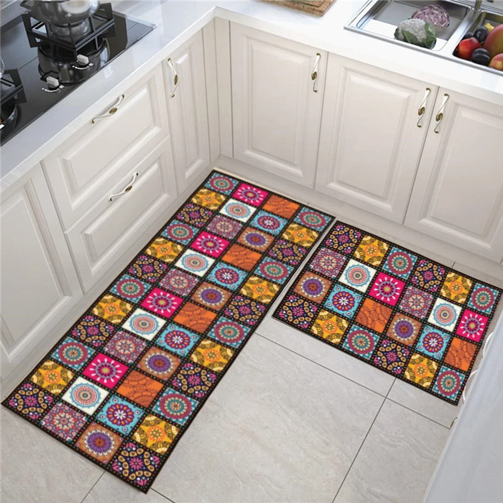 Недорогой кухонный коврик Z &amp L Нескользящие Коврики для гостиной балкона ванной