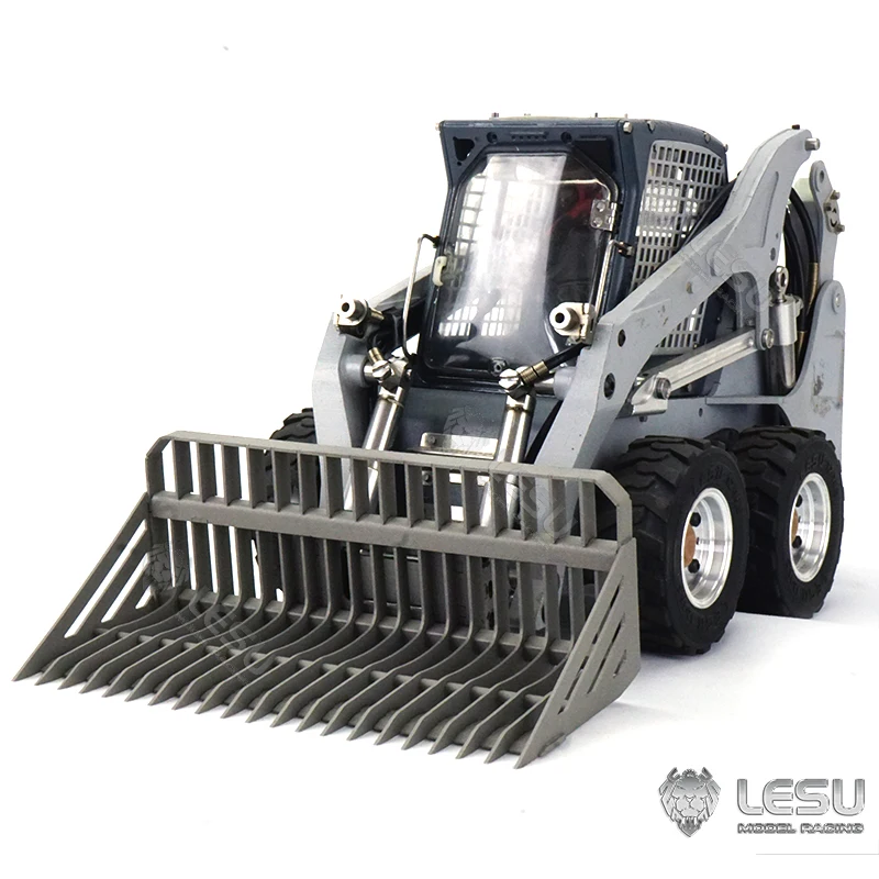 Günstig LESU Metall Sieb Eimer Für 1/14 RC Hydraulische Kompakt Lader Bobcat TH18254-SMT5