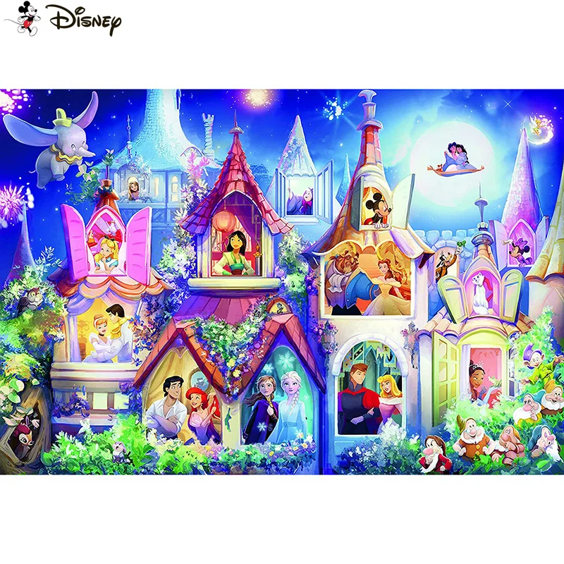 

Алмазная 5D Вышивка «мультяшная принцесса» Disney, полноразмерная круглая/квадратная картина из страз «сделай сам», вышивка крестиком, домашний декор, A30416