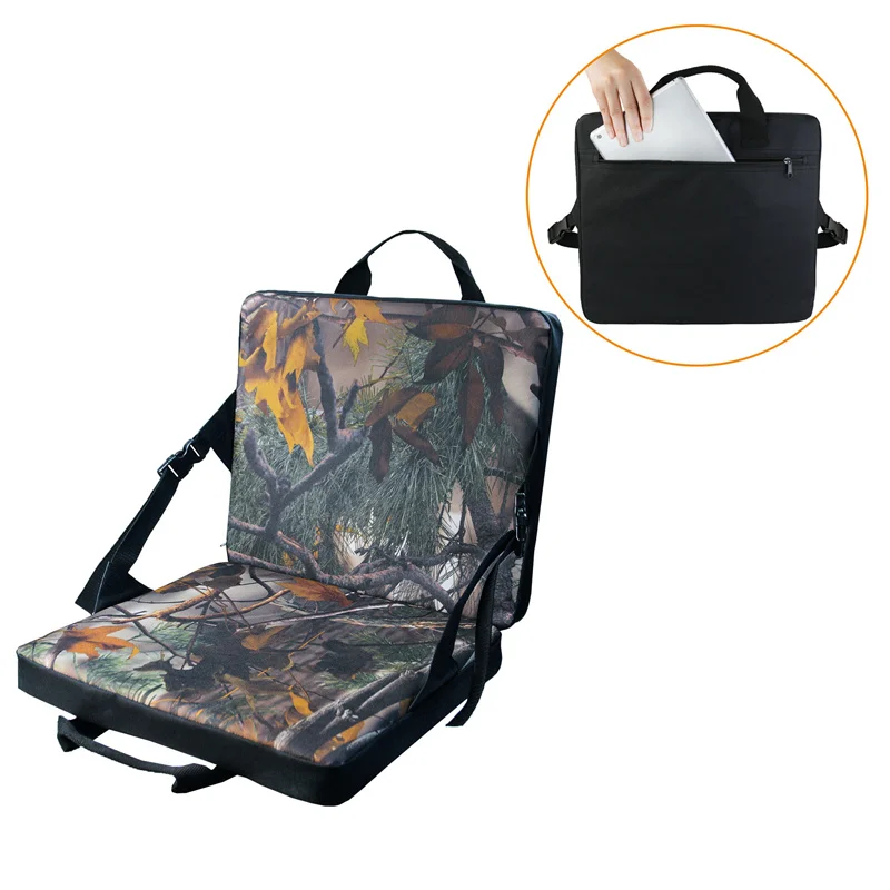 

Camouflage Hunting Mat Outdoor Camping Picnic Fishing Seat Cushion Pad With Adjustable Strap Moisture Proof Sitting Pad