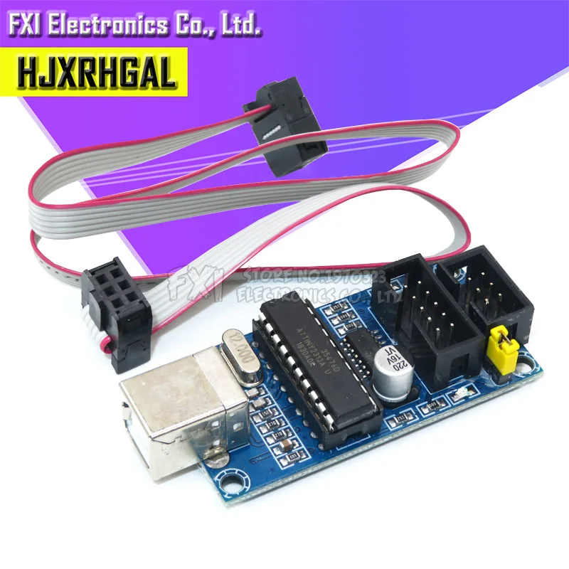 USBtinyISP AVR ISP программатор загрузчик для Arduino IDE Meag2560 UNO R3 с 10pin Кабель для программирования один