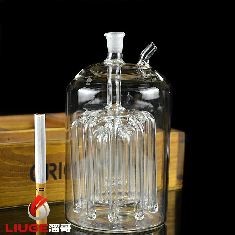 

Manufacturers wholesale glass smoking set large capacity 16-claw hookah pipe cigarette holder and other accessories wholesale