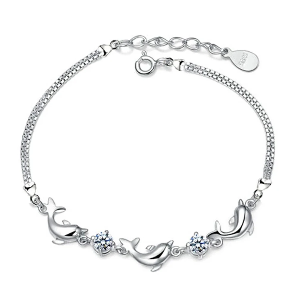 

Fashion Fun Creative Design Simple Temperament The Female Dolphin Shape Bracelet Adorn Article