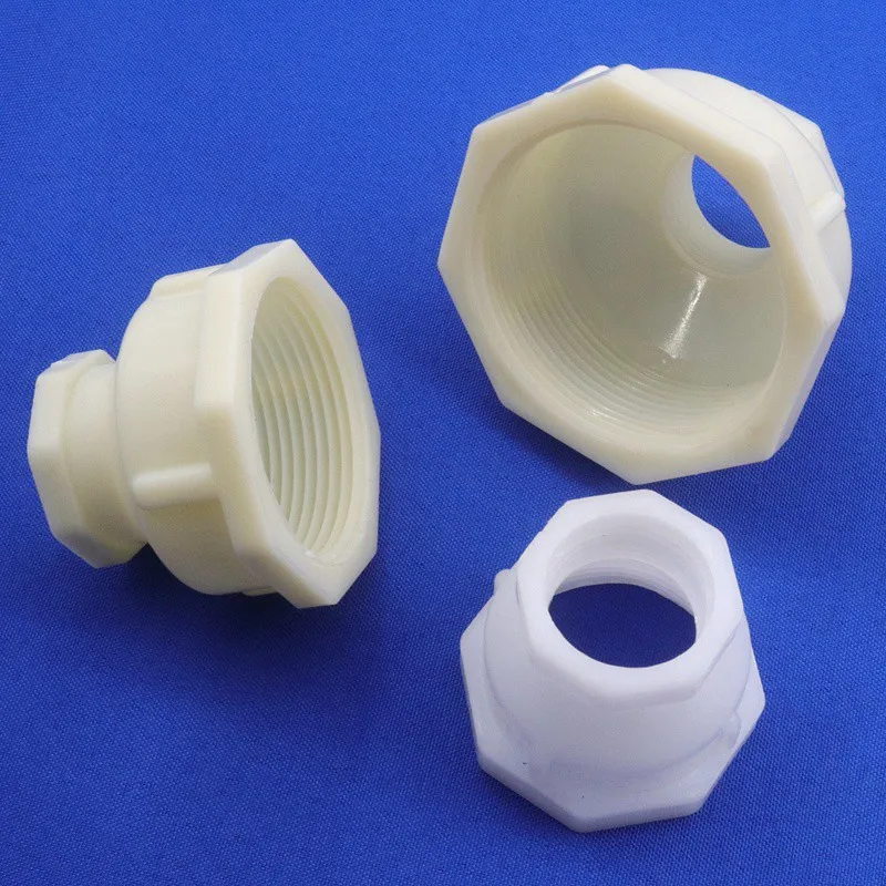 

5~20Pcs 1/2"~2" Double Female Thread Water Bucket Adapter ABS Plastic Water Tower Irrigation Pipe Connector Nipple Connectors