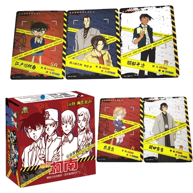 Colecci&oacute;n de juegos coleccionables de Anime, juguetes de colecci&oacute;n de Anime de Conan, Edogawa, Jimmy Kudo, Rachel, Shelly, Richard Agasa, 180 Uds.-0