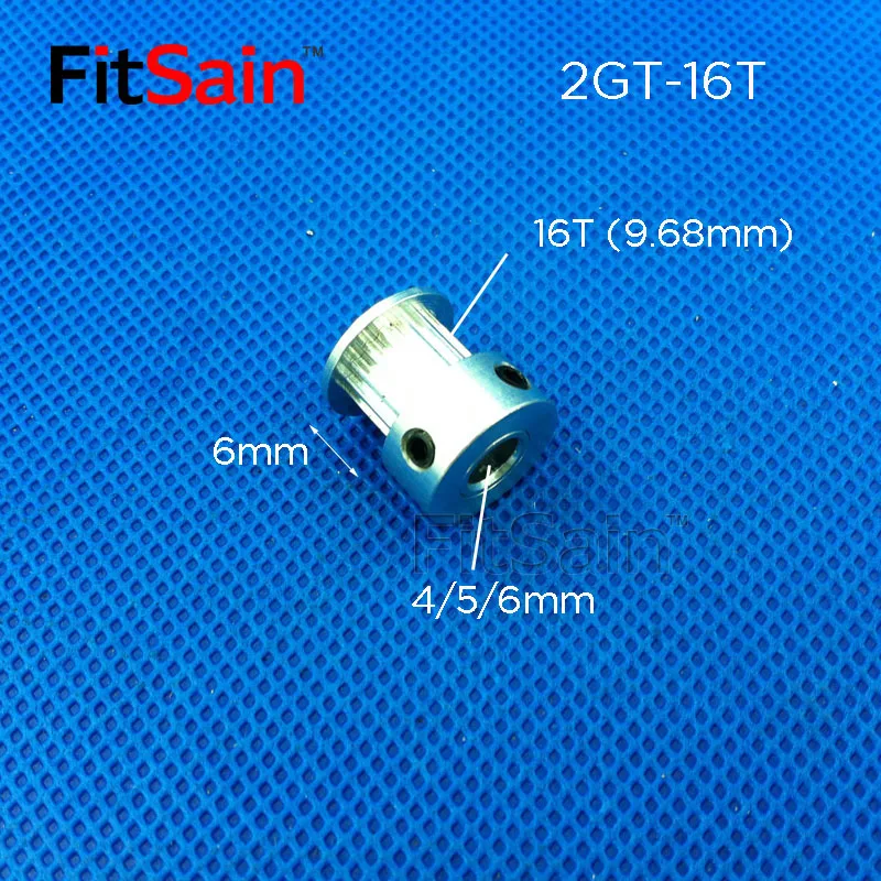FitSain 2GT 16T:80T 1 : 5 ширина 6 мм коэффициент снижения шкива из алюминиевого сплава