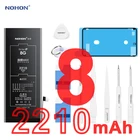 Аккумулятор Nohon для iPhone 8, 2110-2210 мА  ч, литий-полимерный, с инструментами, 2020