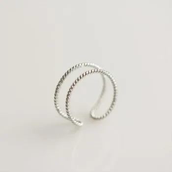 

Couple Ring Live Twist Retro Index Finger Ring Simple Multi-layer Ring Thin Joint Ring Index Finger R62.01