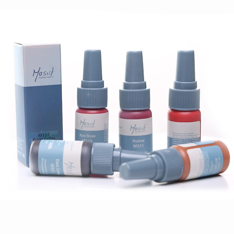 Жидкий пигмент для перманентного макияжа бровей Mastor чистые органические чернила