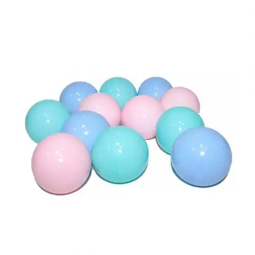 Random Color 25Pcs 25 шт./компл. Детские Океанский мяч игрушка 5,5 см мягкий цветной эко-Пластик Океанский мяч давка доказательство для малышей и детей постарше Плавание пит-игрушки для детей - Цвет: Random Color 25Pcs