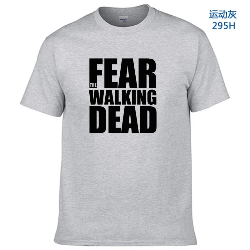 

Модная новая футболка Ходячие мертвецы, Мужская хлопковая футболка с коротким рукавом, повседневные топы, футболки, 2021