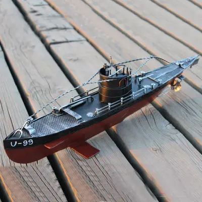 Немецкая охотничья U-99 во время Второй мировой войны железная модель подводной