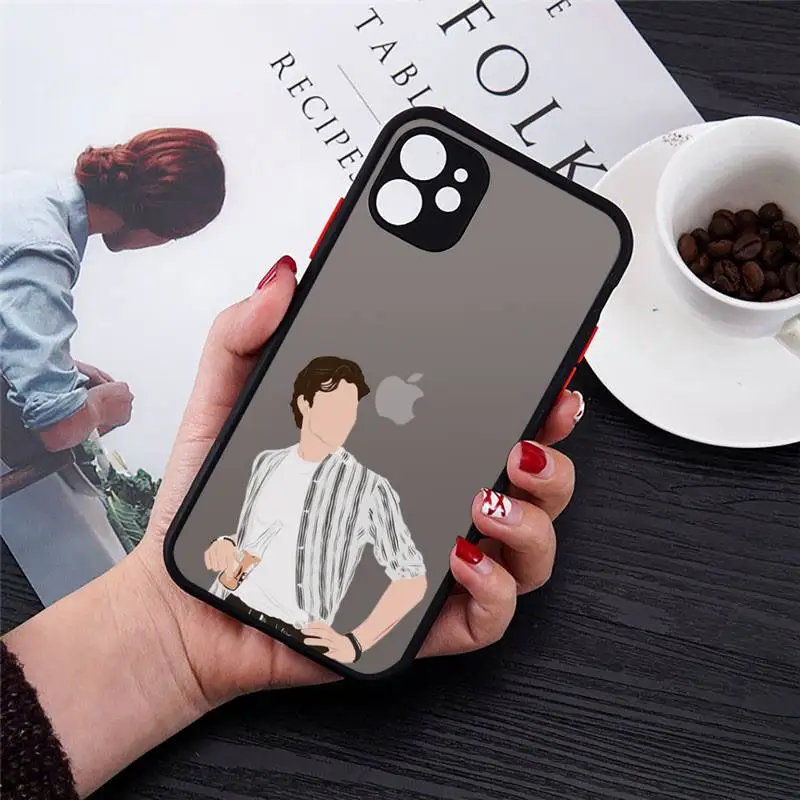 

Shawn mendes singer Phone Case matte transparent For iphone 7 8 11 12 plus mini x xs xr pro max cover