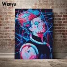 Постеры на стену в скандинавском стиле, Картина на холсте HunterxHunter Hisoka Morow HxH, Аниме Холст, Картина на холсте для гостиной, Декорация