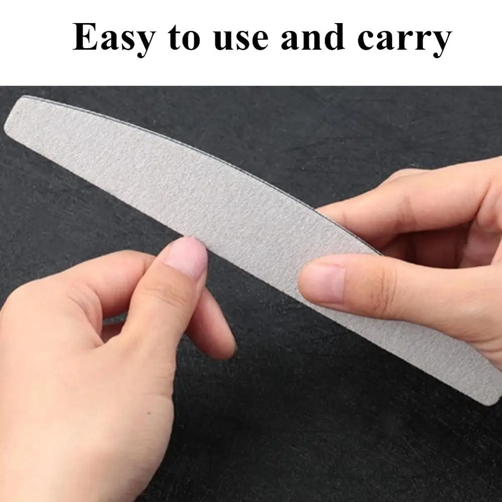 1 шт. двусторонняя пилка для удаления пыли с ногтей 100/180 дюйма 5 видов|Комплекты и