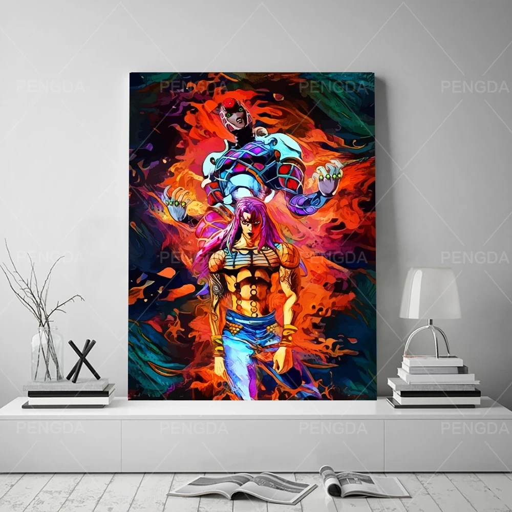 

Wall Art Canvas Prints Blood Animation Jojo S Bizarre Painting Home Decoration Pictures Modular No Frame For Office Poster Art