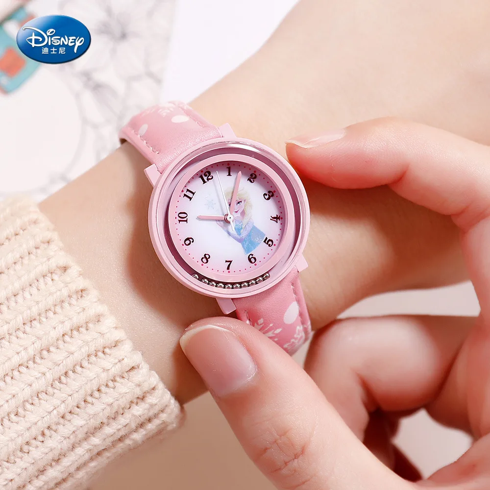 Disney Frozen Children s Wristwatch Sophia Princess Series Primary School students and Children s Quartz watches 3Bar Simple