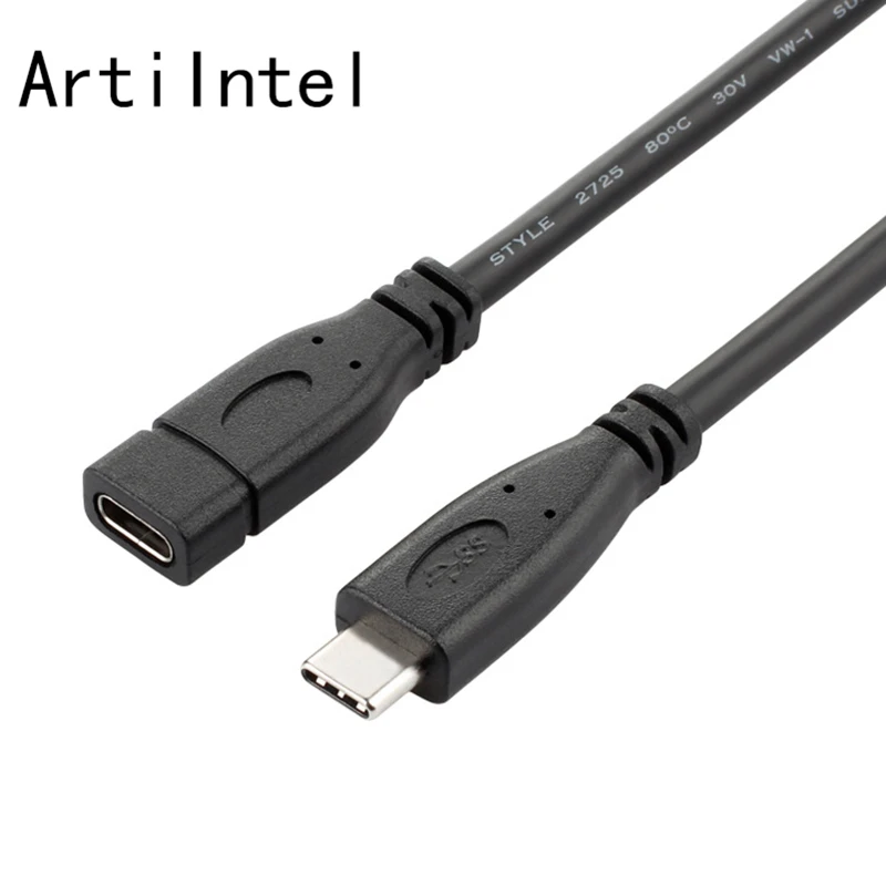 USB C Удлинительный кабель type УДЛИНИТЕЛЬ шнур Thunderbolt 3 для MacBook Pro BND переключатель 1