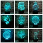 Лампа-ночник для детской спальни, с 3d-изображением героев мультфильмов