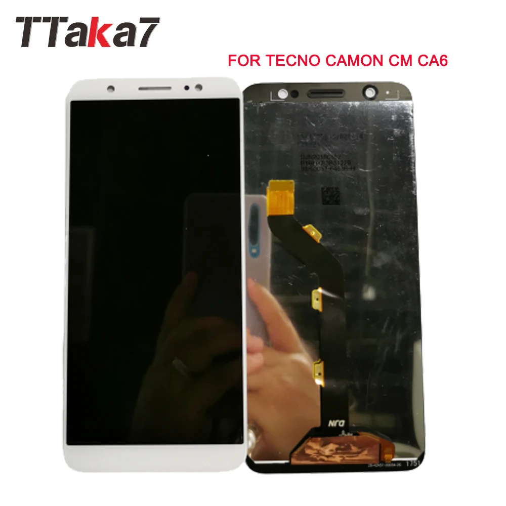 Для Tecno CM CA6 ЖК дисплей и кодирующий преобразователь сенсорного экрана в сборе