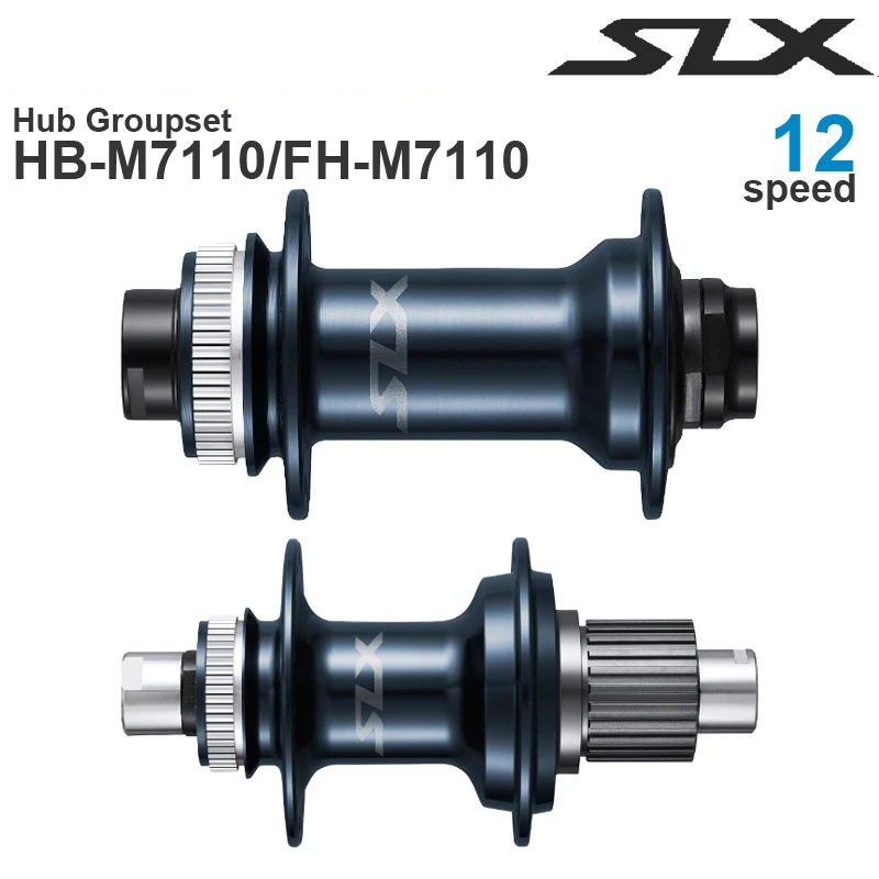 Ступица SHIMANO SLX M7100 M7110 Передняя втулка 110 100x15 мм и Задняя 148 142x12 E-THRU ось 12 Скоростей |
