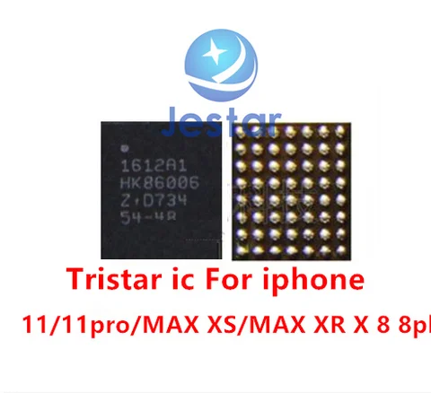 5-30 шт./лот 1612A1 U2 usb зарядное устройство стерир гидравлическая Зарядка ic 56 контактов для iphone 11/pro/MAX XS/MAX XR X 8 8plus SE2