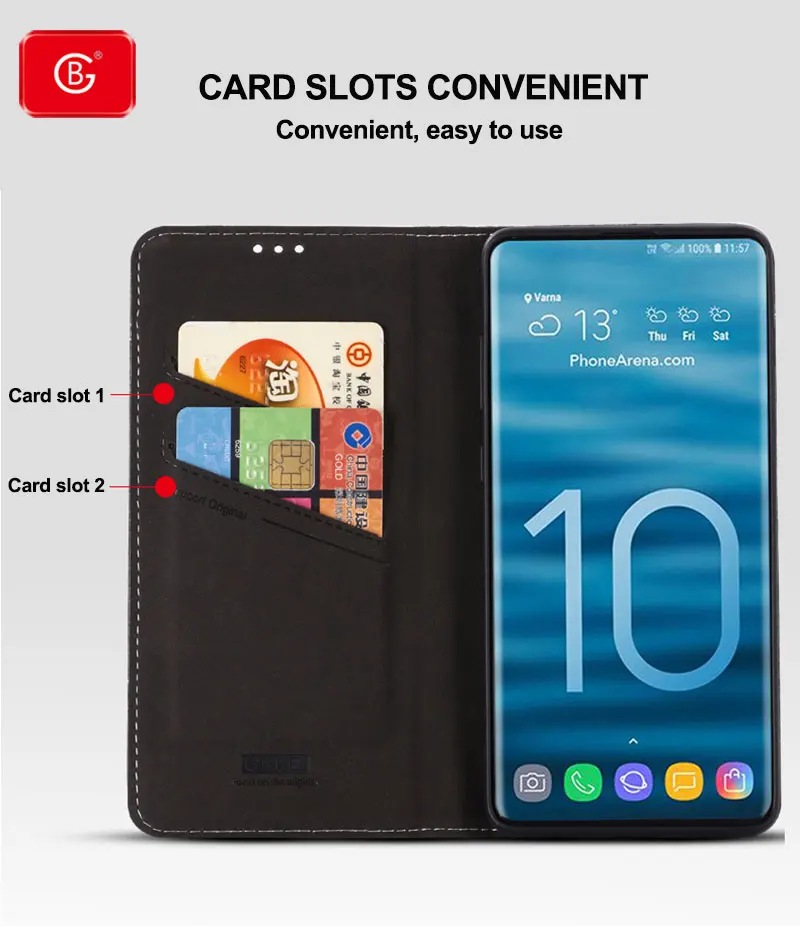 luxury genuine leather case for samsung galaxy note 8 9 10 s8 s9 s10 s20 plus e phone shockproof 360 protective flip cover cases free global shipping